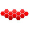 12PCS Red