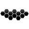 12PCS Black